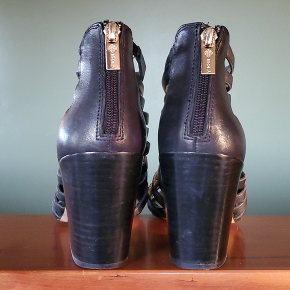 Isola black gladiator heeled sandals - Picture 4 of 10